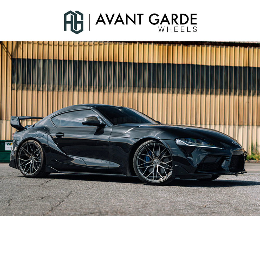トヨタ スープラ (Toyota GR Supra)用 アバンギャルド M520R ダークメタリック 20x10J ET 30 フロント 20x11J ET 40 リア ホイール4本セット Avant Garde M520R DARK GRAPHITE METALLIC 20x10J Front 20x11J Rear for Toyota GR Supra (送料無料)