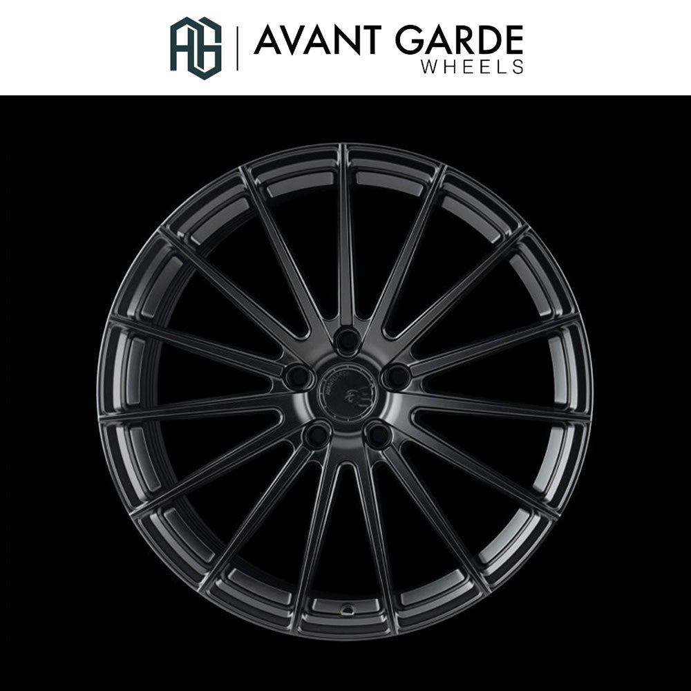 BMW M5用 アバンギャルド M615 20x10J ET 25フロント 20x11J ET 28 リア マットブラック ホイール4本セット Avant Garde M615 Matte Black Wheels for BMW M5 (送料無料)