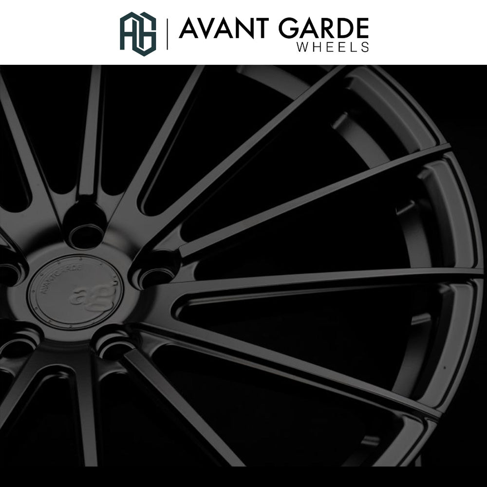 BMW M5用 アバンギャルド M615 20x10J ET 25フロント 20x11J ET 28 リア マットブラック ホイール4本セット Avant Garde M615 Matte Black Wheels for BMW M5 (送料無料)