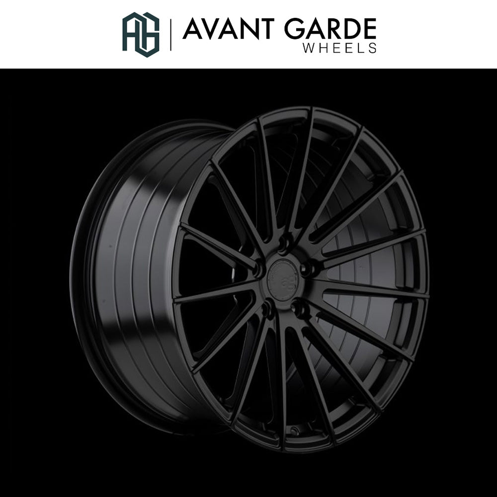 BMW M5用 アバンギャルド M615 20x10J ET 25フロント 20x11J ET 28 リア マットブラック ホイール4本セット Avant Garde M615 Matte Black Wheels for BMW M5 (送料無料)