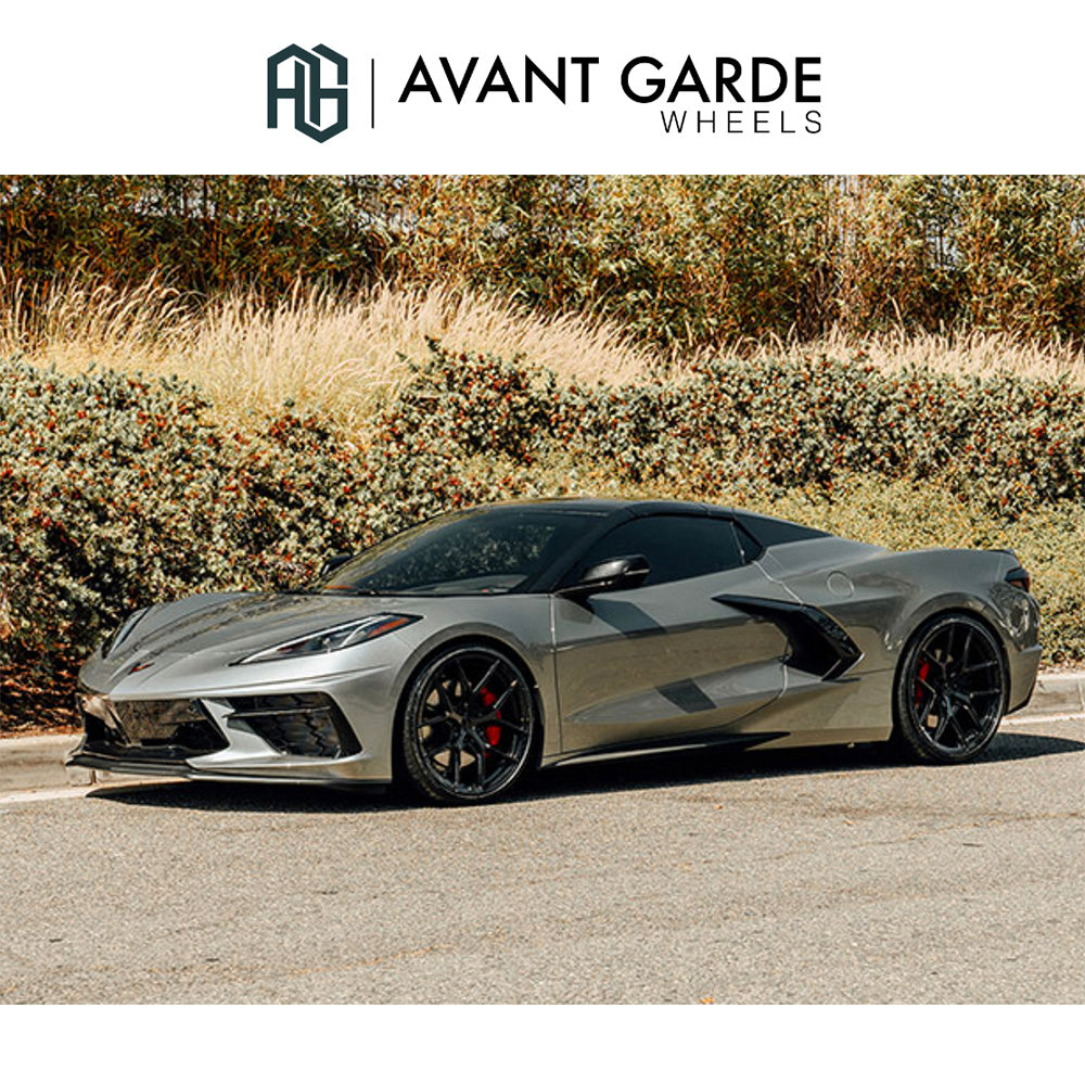 シボレー コルベット C8(Chevrolet Corvette)用 アバンギャルド M580R 20x9J ET 38フロント 21x12J ET 52 リア グロスブラック ホイール4本セット Avant Garde M580R Gloss Black 20x9J Front 21x12J Rear for Chevrolet Corvette C8 (消費税、送料込み)