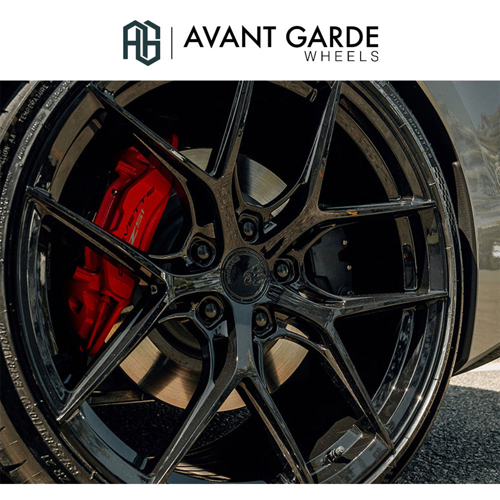 シボレー コルベット C8(Chevrolet Corvette)用 アバンギャルド M580R 20x9J ET 38フロント 21x12J ET 52 リア グロスブラック ホイール4本セット Avant Garde M580R Gloss Black 20x9J Front 21x12J Rear for Chevrolet Corvette C8 (消費税、送料込み)