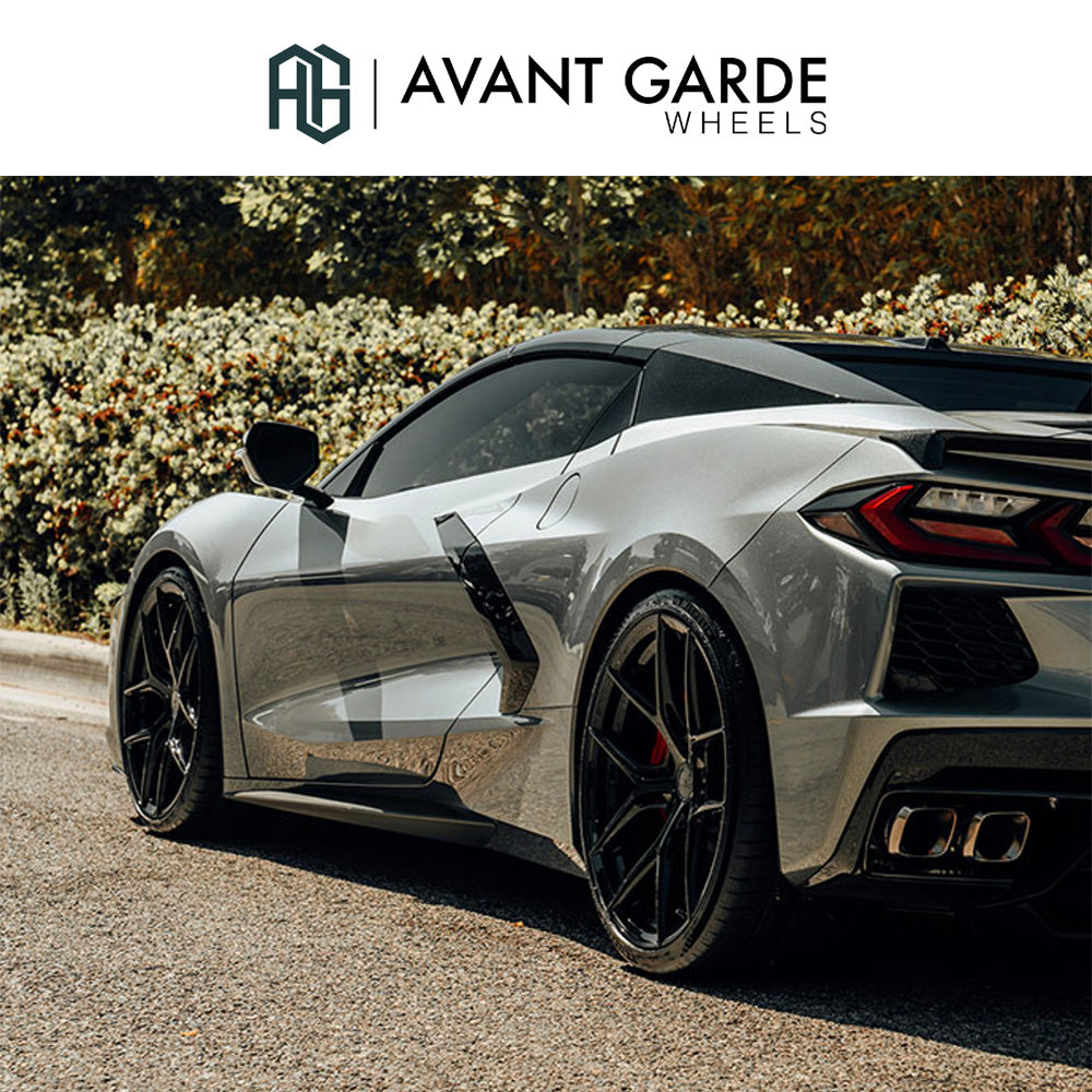 シボレー コルベット C8(Chevrolet Corvette)用 アバンギャルド M580R 20x9J ET 38フロント 21x12J ET 52 リア グロスブラック ホイール4本セット Avant Garde M580R Gloss Black 20x9J Front 21x12J Rear for Chevrolet Corvette C8 (消費税、送料込み)