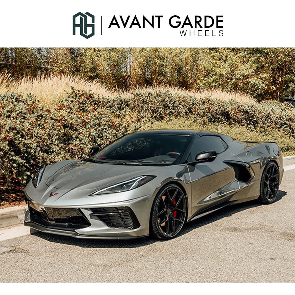シボレー コルベット C8(Chevrolet Corvette)用 アバンギャルド M580R 20x9J ET 38フロント 21x12J ET 52 リア グロスブラック ホイール4本セット Avant Garde M580R Gloss Black 20x9J Front 21x12J Rear for Chevrolet Corvette C8 (消費税、送料込み)