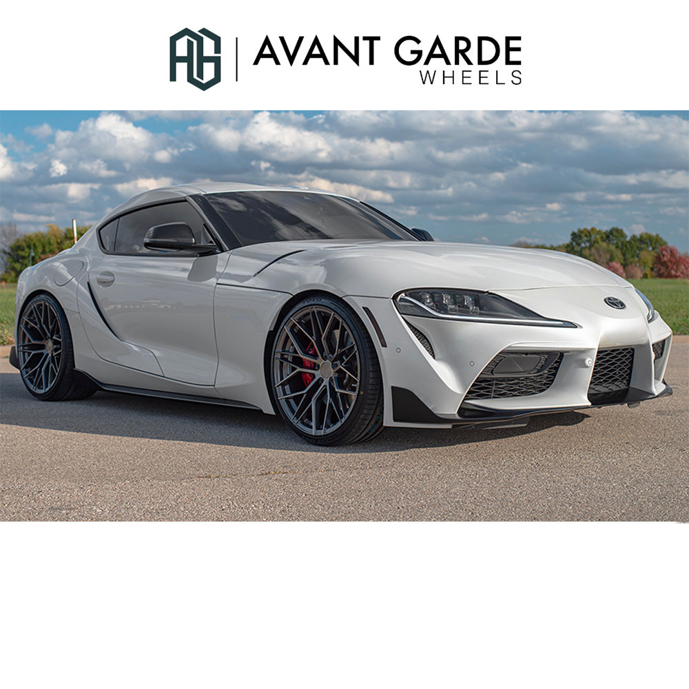 トヨタ GR スープラ (Toyota GR Supra)用 アバンギャルド M520R ダークメタリック 20x10J ET 30 フロント 20x11J ET 40 リア ホイール4本セット Avant Garde M520R DARK GRAPHITE METALLIC 20x10J Front 20x11J Rear for Toyota GR Supra (送料無料)