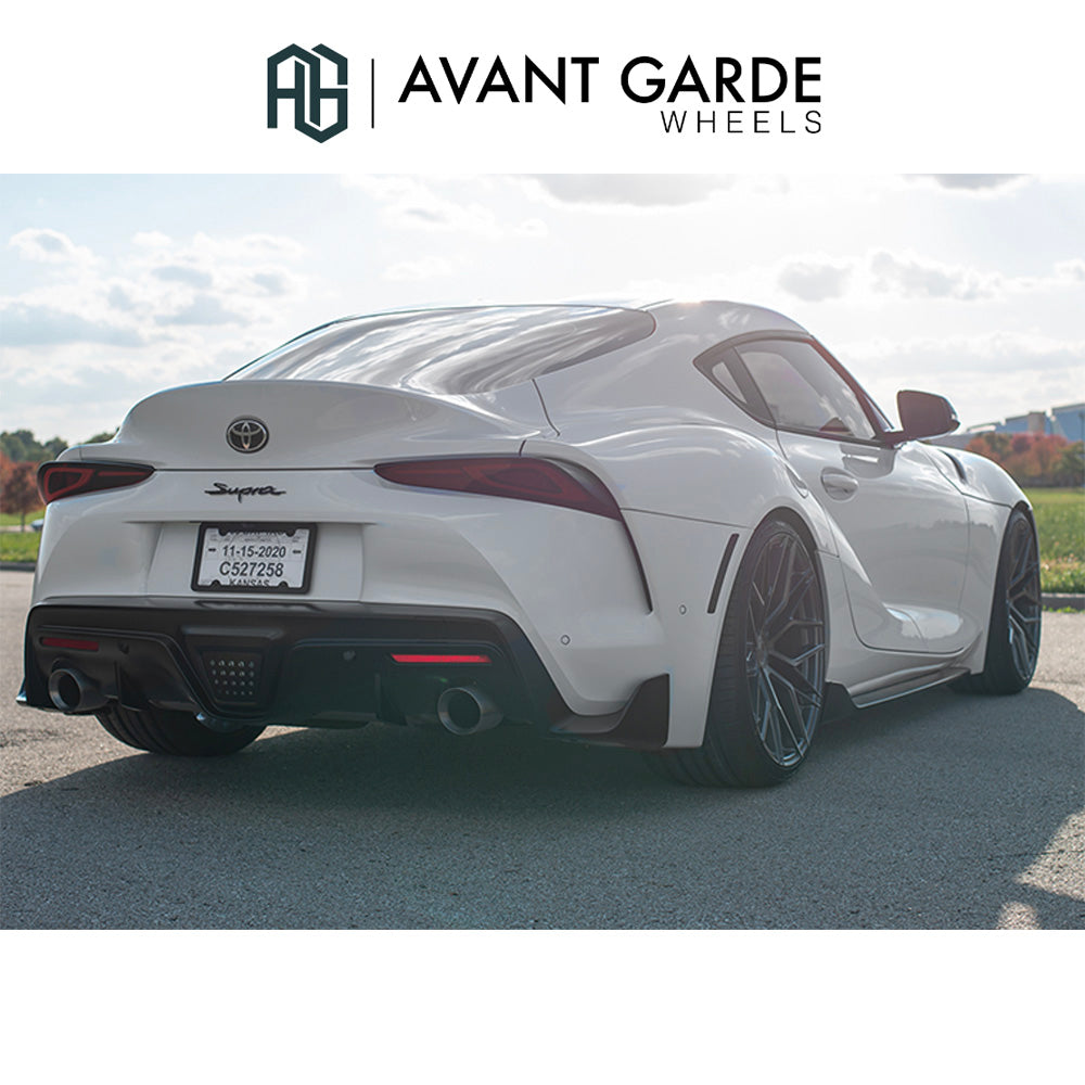 トヨタ GR スープラ (Toyota GR Supra)用 アバンギャルド M520R ダークメタリック 20x10J ET 30 フロント 20x11J ET 40 リア ホイール4本セット Avant Garde M520R DARK GRAPHITE METALLIC 20x10J Front 20x11J Rear for Toyota GR Supra (送料無料)