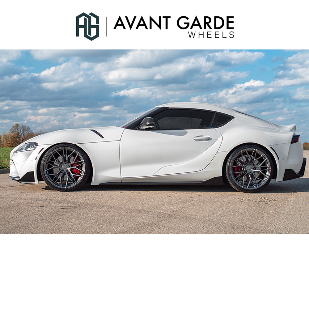 トヨタ GR スープラ (Toyota GR Supra)用 アバンギャルド M520R ダークメタリック 20x10J ET 30 フロント 20x11J ET 40 リア ホイール4本セット Avant Garde M520R DARK GRAPHITE METALLIC 20x10J Front 20x11J Rear for Toyota GR Supra (送料無料)