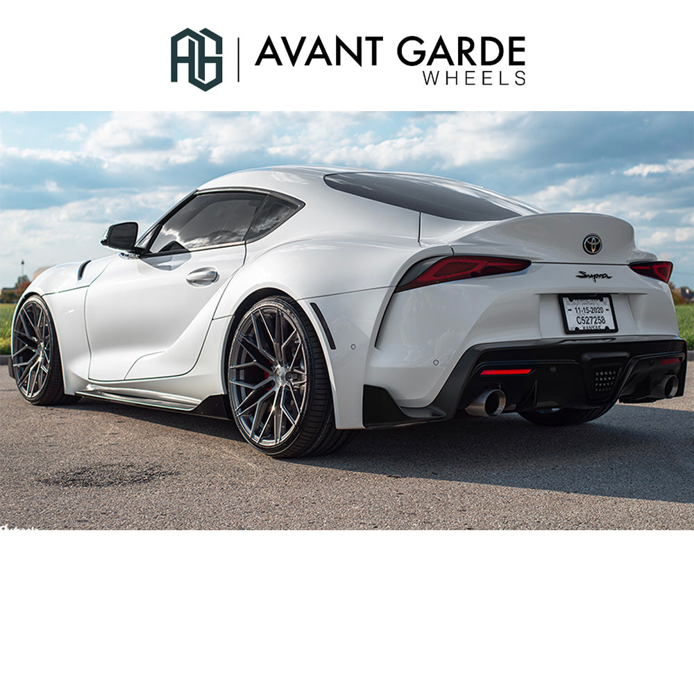 トヨタ GR スープラ (Toyota GR Supra)用 アバンギャルド M520R ダークメタリック 20x10J ET 30 フロント 20x11J ET 40 リア ホイール4本セット Avant Garde M520R DARK GRAPHITE METALLIC 20x10J Front 20x11J Rear for Toyota GR Supra (送料無料)