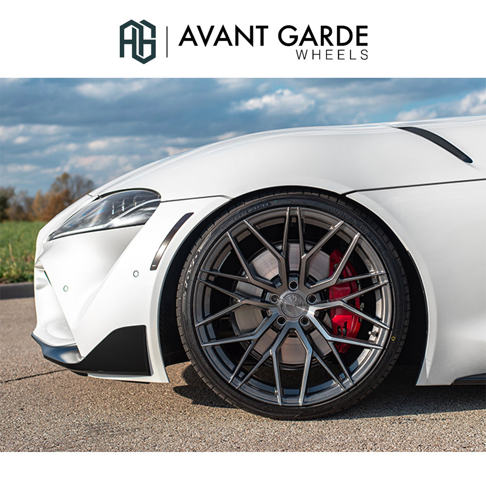 日産フェアレディZ (Nissan Z)用 アバンギャルド M520R ダークメタリック 20x9J ET 25 フロント 20x10.5J ET 20 リア ホイール4本セット Avant Garde M520R DARK GRAPHITE METALLIC 20x9J Front 20x10.5J Rear (送料無料)