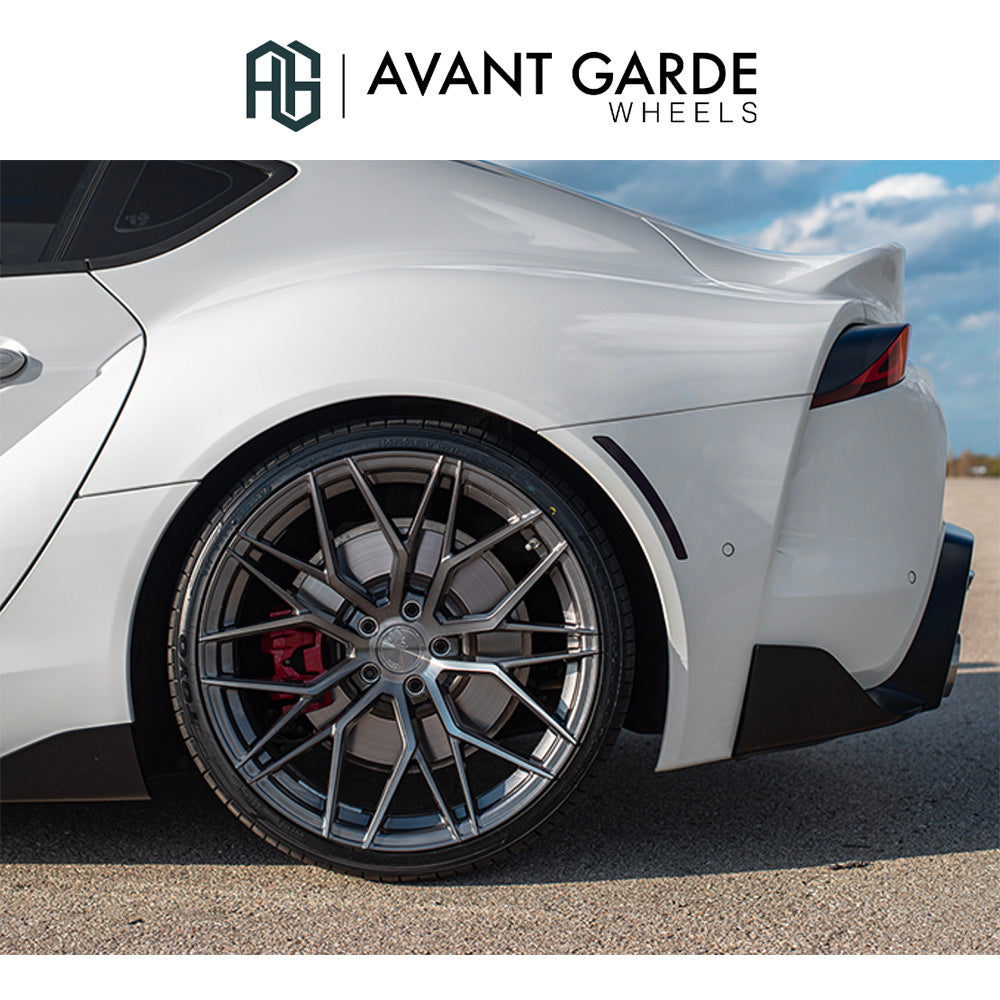 トヨタ GR スープラ (Toyota GR Supra)用 アバンギャルド M520R ダークメタリック 20x10J ET 30 フロント 20x11J ET 40 リア ホイール4本セット Avant Garde M520R DARK GRAPHITE METALLIC 20x10J Front 20x11J Rear for Toyota GR Supra (送料無料)