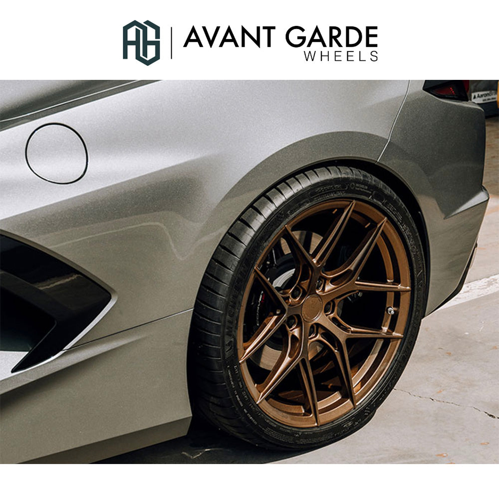シボレー コルベット C8(Chevrolet Corvette)用 アバンギャルド M580R 19x8.5J フロント 20x11J リア マットトリプルブロンズ ホイール4本セット Avant Garde M580R Matte Triple Bronze 19x8.5J Front 20x11J Rear for Chevrolet Corvette C8 (消費税、送料込み)