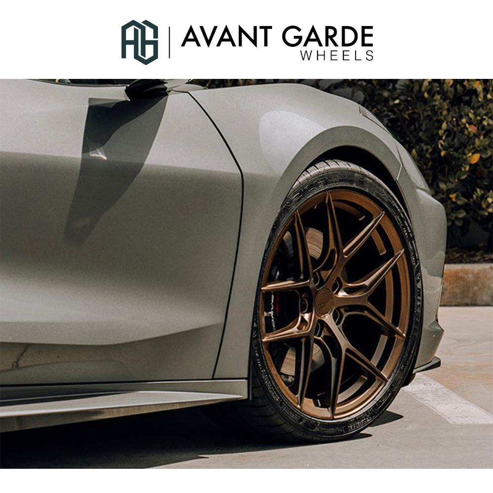 シボレー コルベット C8(Chevrolet Corvette)用 アバンギャルド M580R 19x8.5J フロント 20x11J リア マットトリプルブロンズ ホイール4本セット Avant Garde M580R Matte Triple Bronze 19x8.5J Front 20x11J Rear for Chevrolet Corvette C8 (消費税、送料込み)