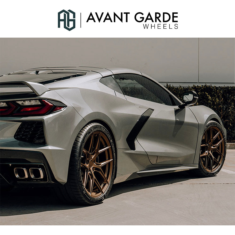シボレー コルベット C8(Chevrolet Corvette)用 アバンギャルド M580R 19x8.5J フロント 20x11J リア マットトリプルブロンズ ホイール4本セット Avant Garde M580R Matte Triple Bronze 19x8.5J Front 20x11J Rear for Chevrolet Corvette C8 (消費税、送料込み)