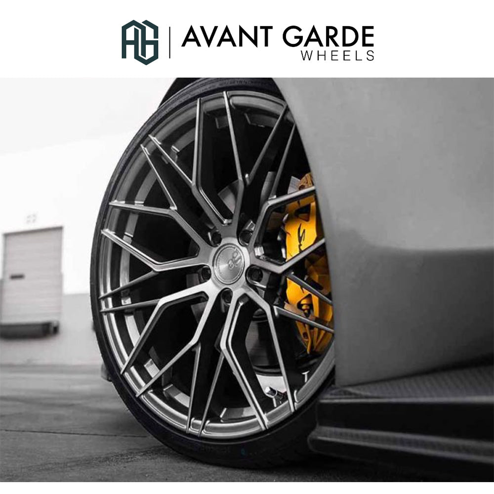 トヨタ スープラ (Toyota GR Supra)用 アバンギャルド M520R ダークメタリック 20x10J ET 30 フロント 20x11J ET 40 リア ホイール4本セット Avant Garde M520R DARK GRAPHITE METALLIC 20x10J Front 20x11J Rear for Toyota GR Supra (送料無料)