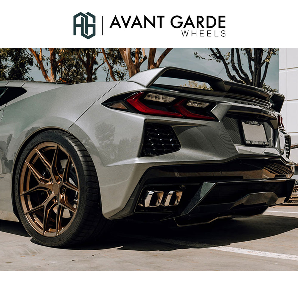 シボレー コルベット C8(Chevrolet Corvette)用 アバンギャルド M580R 19x8.5J フロント 20x11J リア マットトリプルブロンズ ホイール4本セット Avant Garde M580R Matte Triple Bronze 19x8.5J Front 20x11J Rear for Chevrolet Corvette C8 (消費税、送料込み)