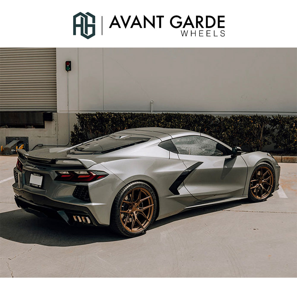 シボレー コルベット C8(Chevrolet Corvette)用 アバンギャルド M580R 19x8.5J フロント 20x11J リア マットトリプルブロンズ ホイール4本セット Avant Garde M580R Matte Triple Bronze 19x8.5J Front 20x11J Rear for Chevrolet Corvette C8 (消費税、送料込み)