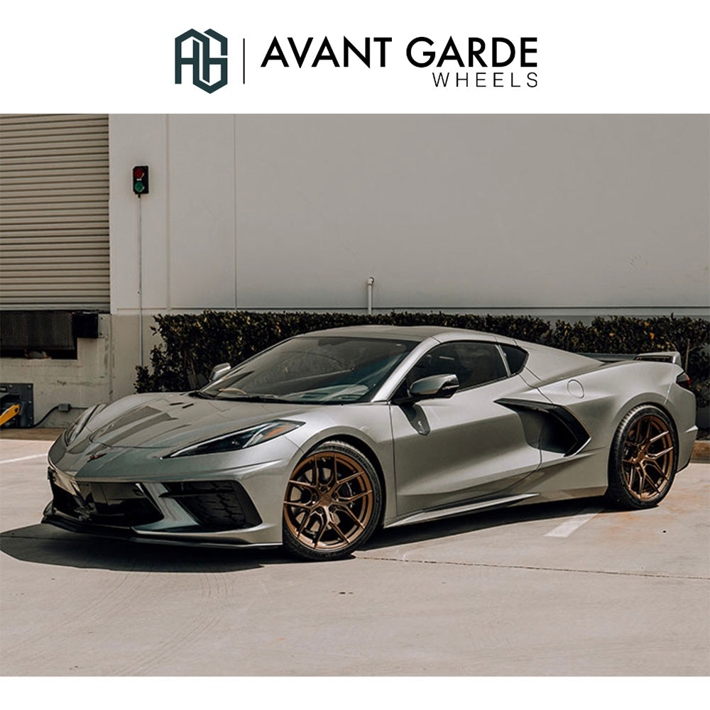 シボレー コルベット C8(Chevrolet Corvette)用 アバンギャルド M580R 19x8.5J フロント 20x11J リア マットトリプルブロンズ ホイール4本セット Avant Garde M580R Matte Triple Bronze 19x8.5J Front 20x11J Rear for Chevrolet Corvette C8 (消費税、送料込み)