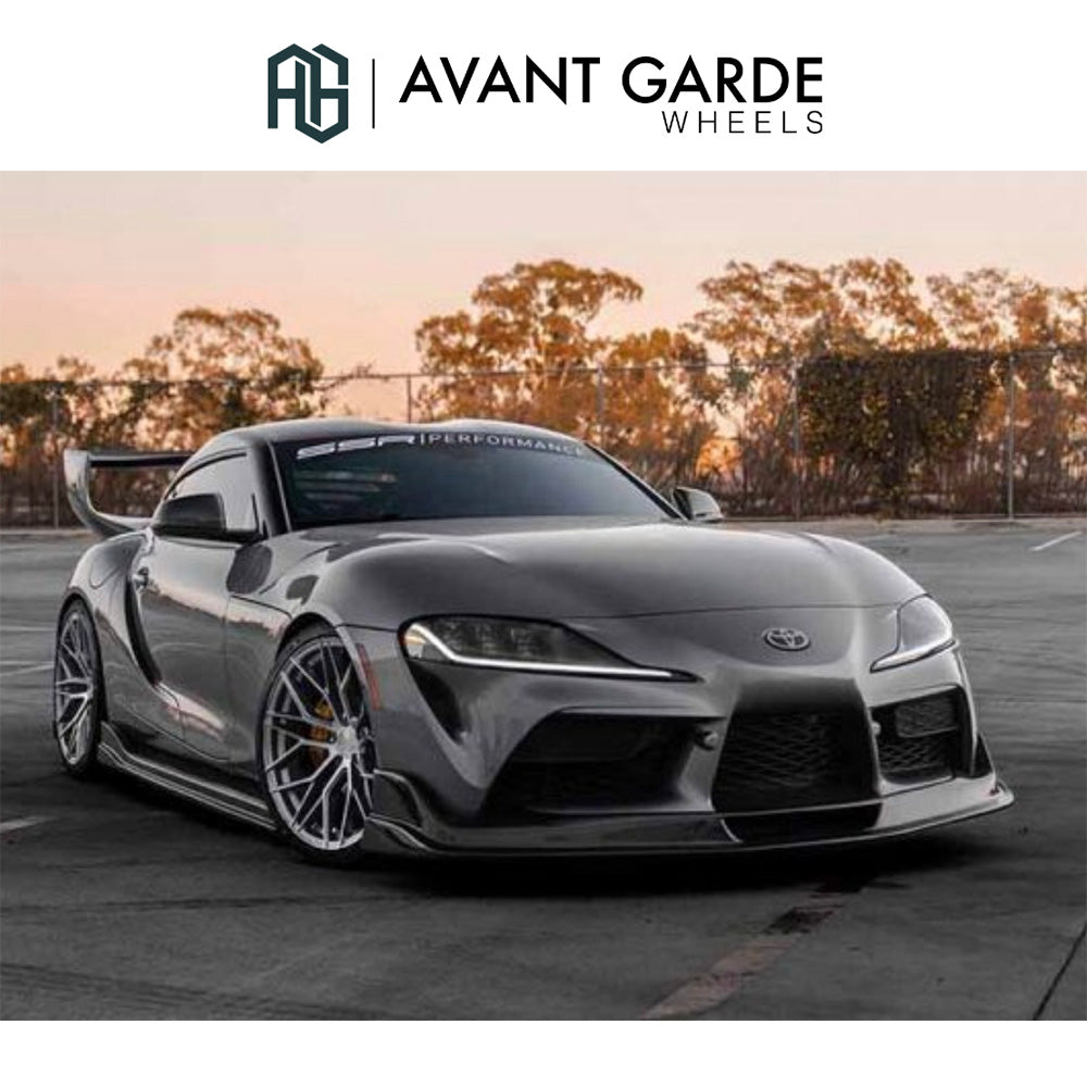 トヨタ スープラ (Toyota GR Supra)用 アバンギャルド M520R ダークメタリック 20x10J ET 30 フロント 20x11J ET 40 リア ホイール4本セット Avant Garde M520R DARK GRAPHITE METALLIC 20x10J Front 20x11J Rear for Toyota GR Supra (送料無料)