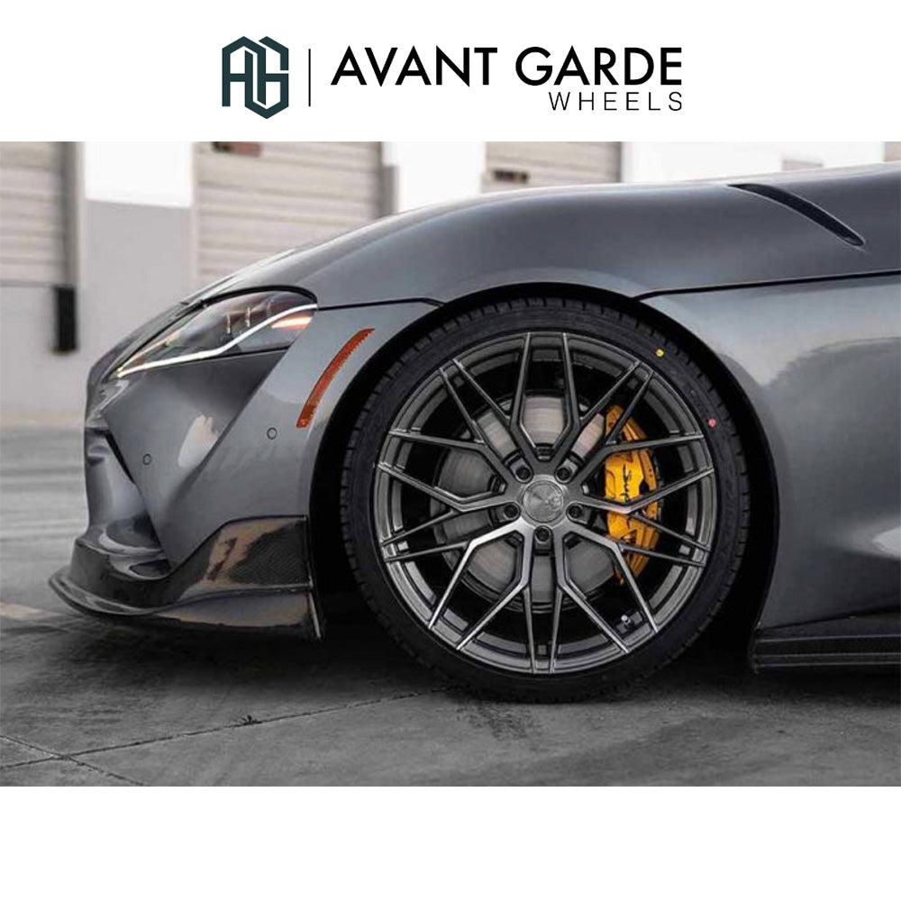 トヨタ スープラ (Toyota GR Supra)用 アバンギャルド M520R ダークメタリック 20x10J ET 30 フロント 20x11J ET 40 リア ホイール4本セット Avant Garde M520R DARK GRAPHITE METALLIC 20x10J Front 20x11J Rear for Toyota GR Supra (送料無料)