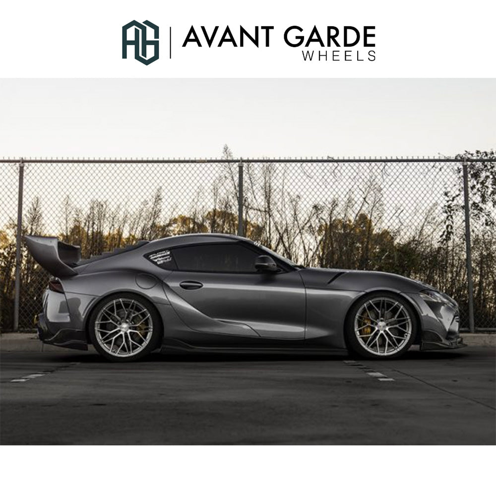 トヨタ スープラ (Toyota GR Supra)用 アバンギャルド M520R ダークメタリック 20x10J ET 30 フロント 20x11J ET 40 リア ホイール4本セット Avant Garde M520R DARK GRAPHITE METALLIC 20x10J Front 20x11J Rear for Toyota GR Supra (送料無料)
