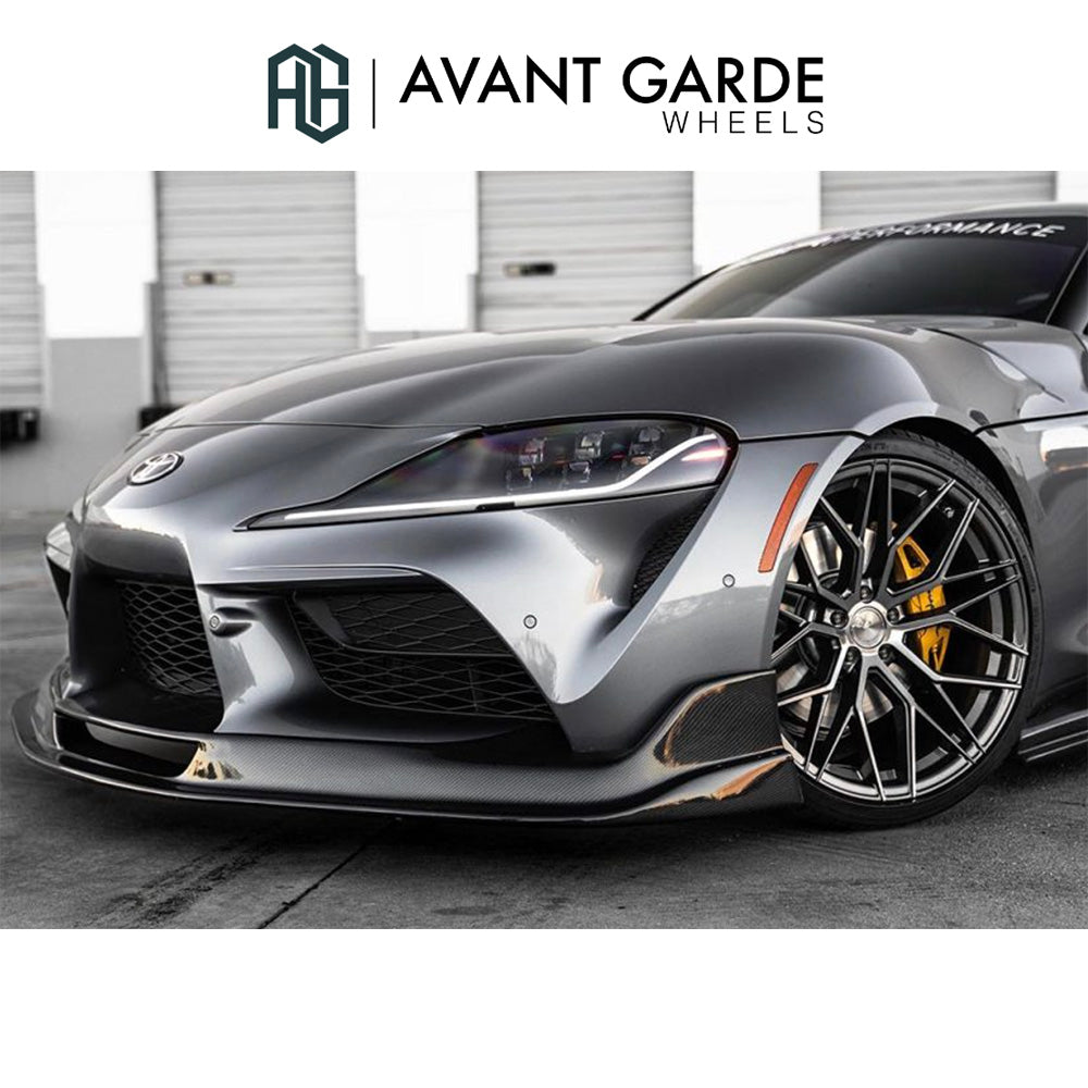 トヨタ スープラ (Toyota GR Supra)用 アバンギャルド M520R ダークメタリック 20x10J ET 30 フロント 20x11J ET 40 リア ホイール4本セット Avant Garde M520R DARK GRAPHITE METALLIC 20x10J Front 20x11J Rear for Toyota GR Supra (送料無料)