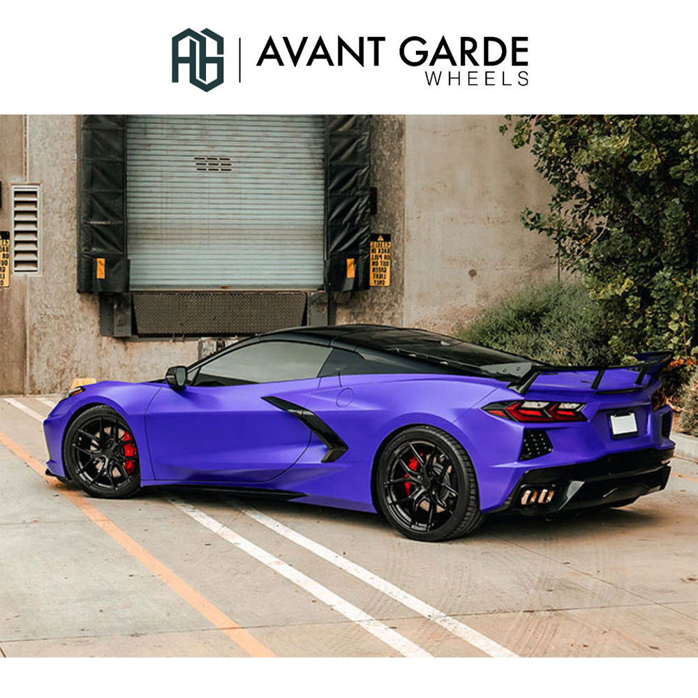 シボレー コルベット C8(Chevrolet Corvette)用 アバンギャルド M580R 19x8.5J フロント 20x11J リア グロスブラック ホイール4本セット Avant Garde M580R Gloss Black 19x8.5J Front 20x11J Rear for Chevrolet Corvette C8 (消費税、送料込み)
