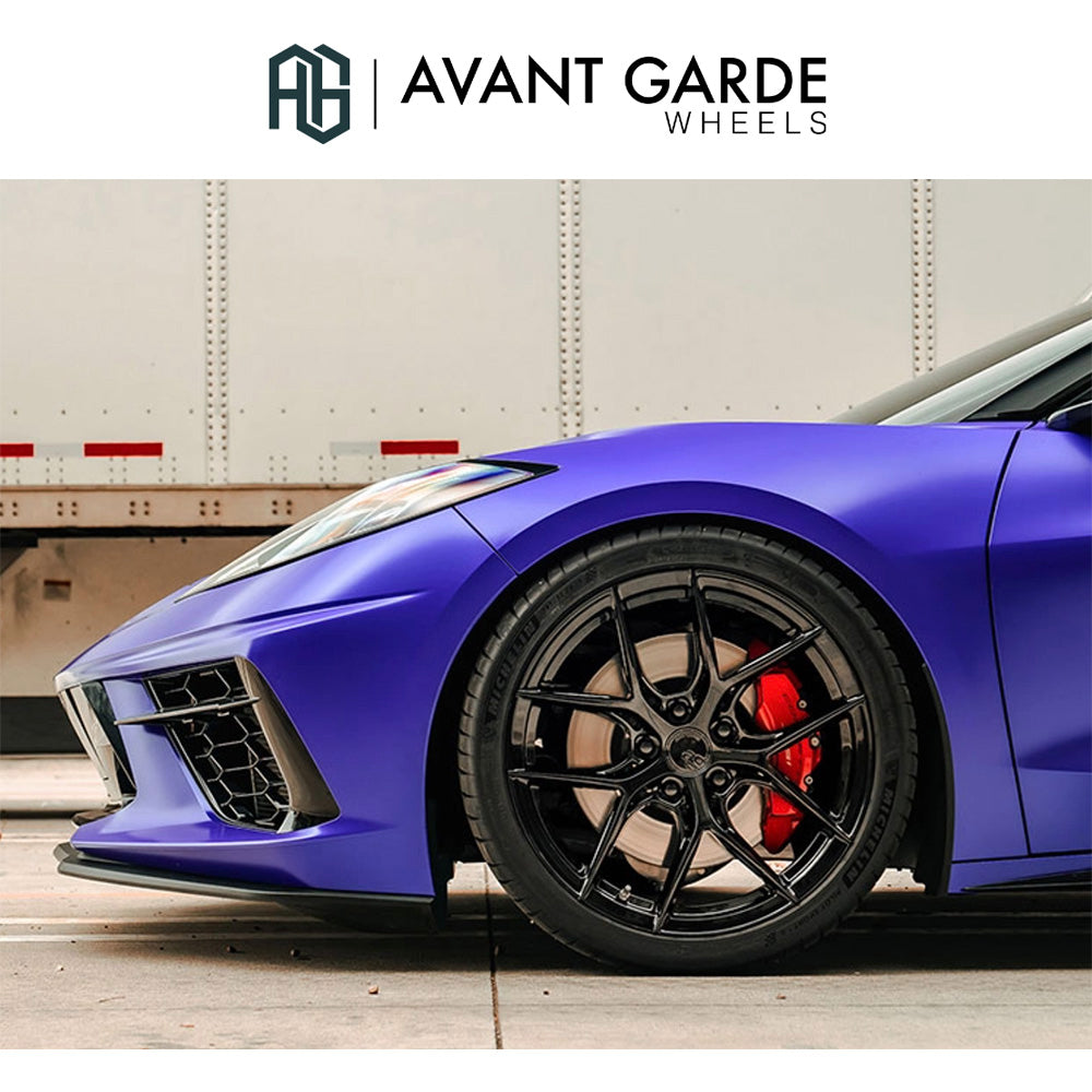 シボレー コルベット C8(Chevrolet Corvette)用 アバンギャルド M580R 19x8.5J フロント 20x11J リア グロスブラック ホイール4本セット Avant Garde M580R Gloss Black 19x8.5J Front 20x11J Rear for Chevrolet Corvette C8 (消費税、送料込み)