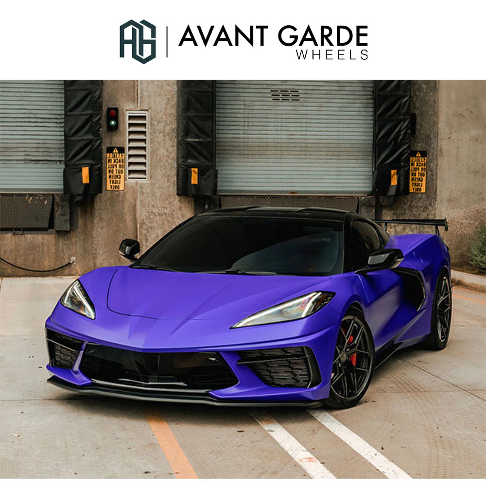 シボレー コルベット C8(Chevrolet Corvette)用 アバンギャルド M580R 19x8.5J フロント 20x11J リア グロスブラック ホイール4本セット Avant Garde M580R Gloss Black 19x8.5J Front 20x11J Rear for Chevrolet Corvette C8 (消費税、送料込み)