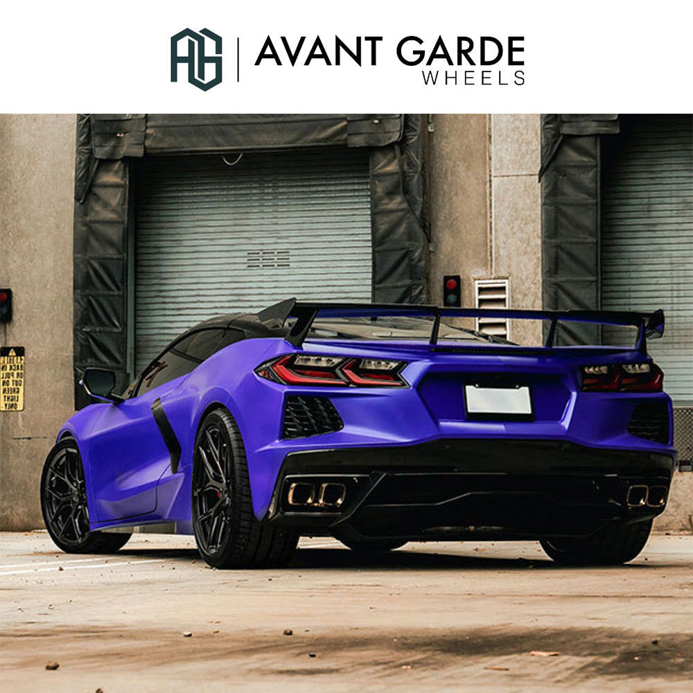 シボレー コルベット C8(Chevrolet Corvette)用 アバンギャルド M580R 19x8.5J フロント 20x11J リア グロスブラック ホイール4本セット Avant Garde M580R Gloss Black 19x8.5J Front 20x11J Rear for Chevrolet Corvette C8 (消費税、送料込み)