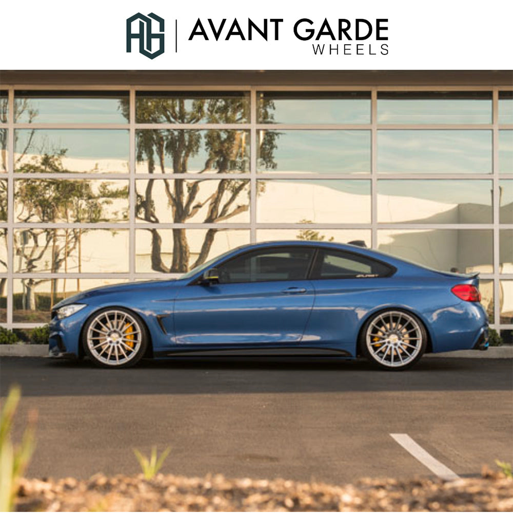 BMW 4シリーズクーペ用 アバンギャルド M615 20x8.5J ET 35 フロント 20x10J ET 38 リア シルバーマシン ホイール4本セット Avant Garde M615 Silver Machine Wheels for BMW 4 Series Coupe (送料無料)
