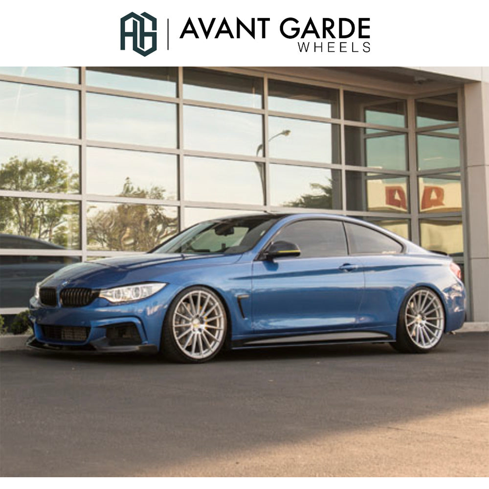 BMW 4シリーズクーペ用 アバンギャルド M615 20x8.5J ET 35 フロント 20x10J ET 38 リア シルバーマシン ホイール4本セット Avant Garde M615 Silver Machine Wheels for BMW 4 Series Coupe (送料無料)