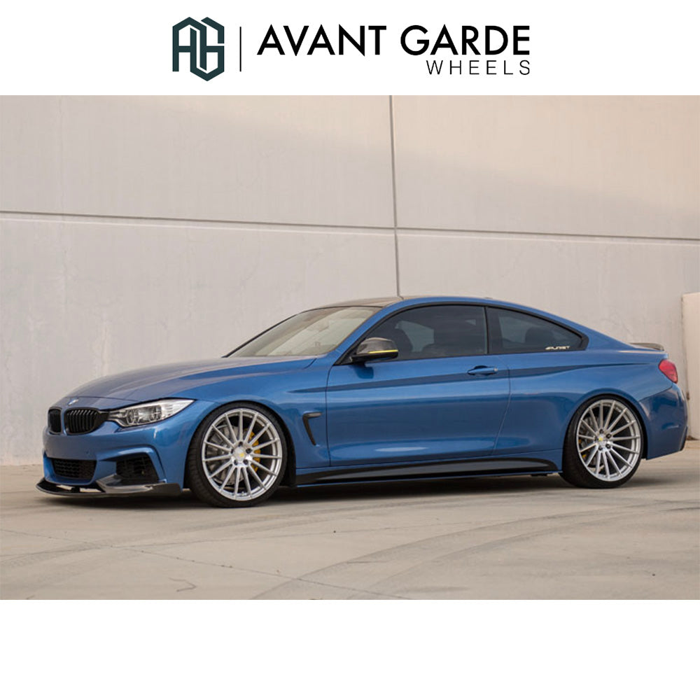 BMW 4シリーズクーペ用 アバンギャルド M615 20x8.5J ET 35 フロント 20x10J ET 38 リア シルバーマシン ホイール4本セット Avant Garde M615 Silver Machine Wheels for BMW 4 Series Coupe (送料無料)