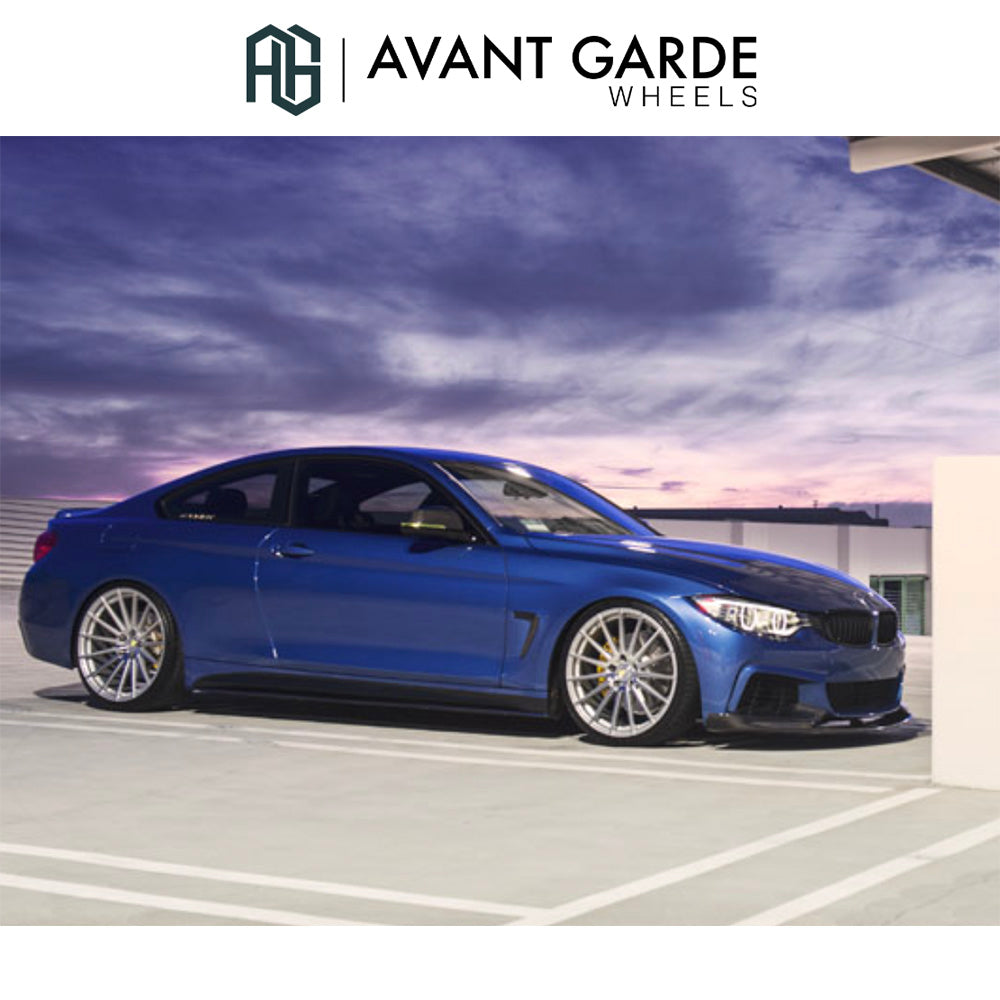 BMW 4シリーズクーペ用 アバンギャルド M615 20x8.5J ET 35 フロント 20x10J ET 38 リア シルバーマシン ホイール4本セット Avant Garde M615 Silver Machine Wheels for BMW 4 Series Coupe (送料無料)