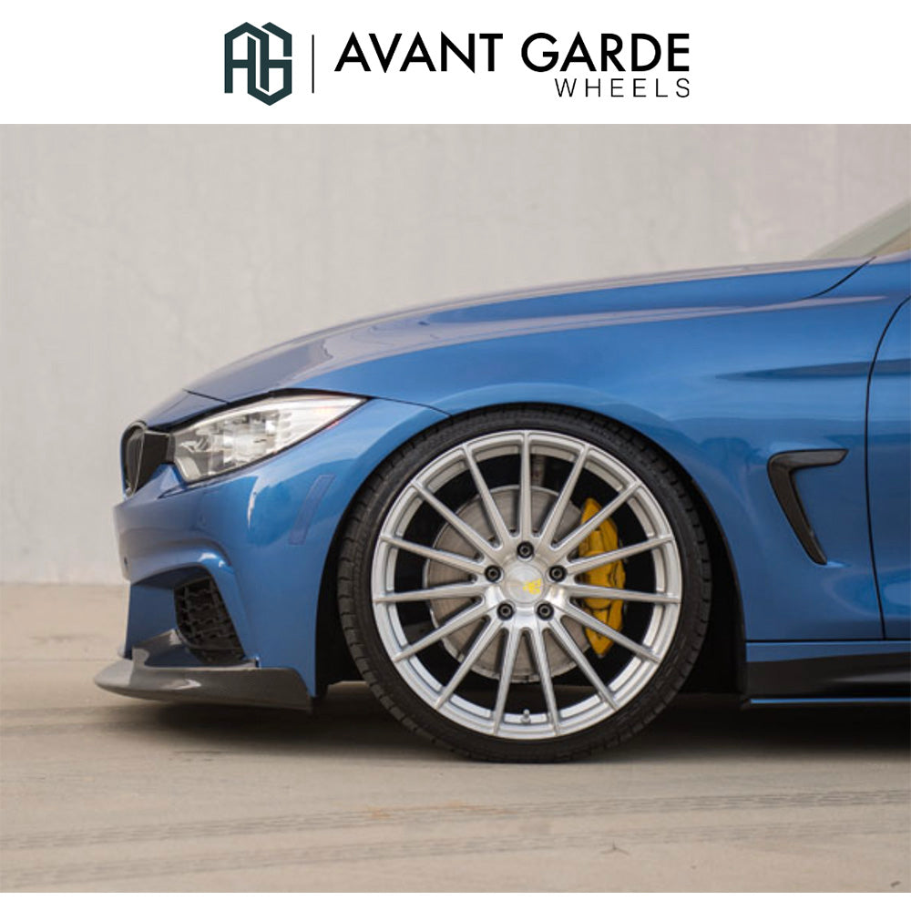 BMW 4シリーズクーペ用 アバンギャルド M615 20x8.5J ET 35 フロント 20x10J ET 38 リア シルバーマシン ホイール4本セット Avant Garde M615 Silver Machine Wheels for BMW 4 Series Coupe (送料無料)