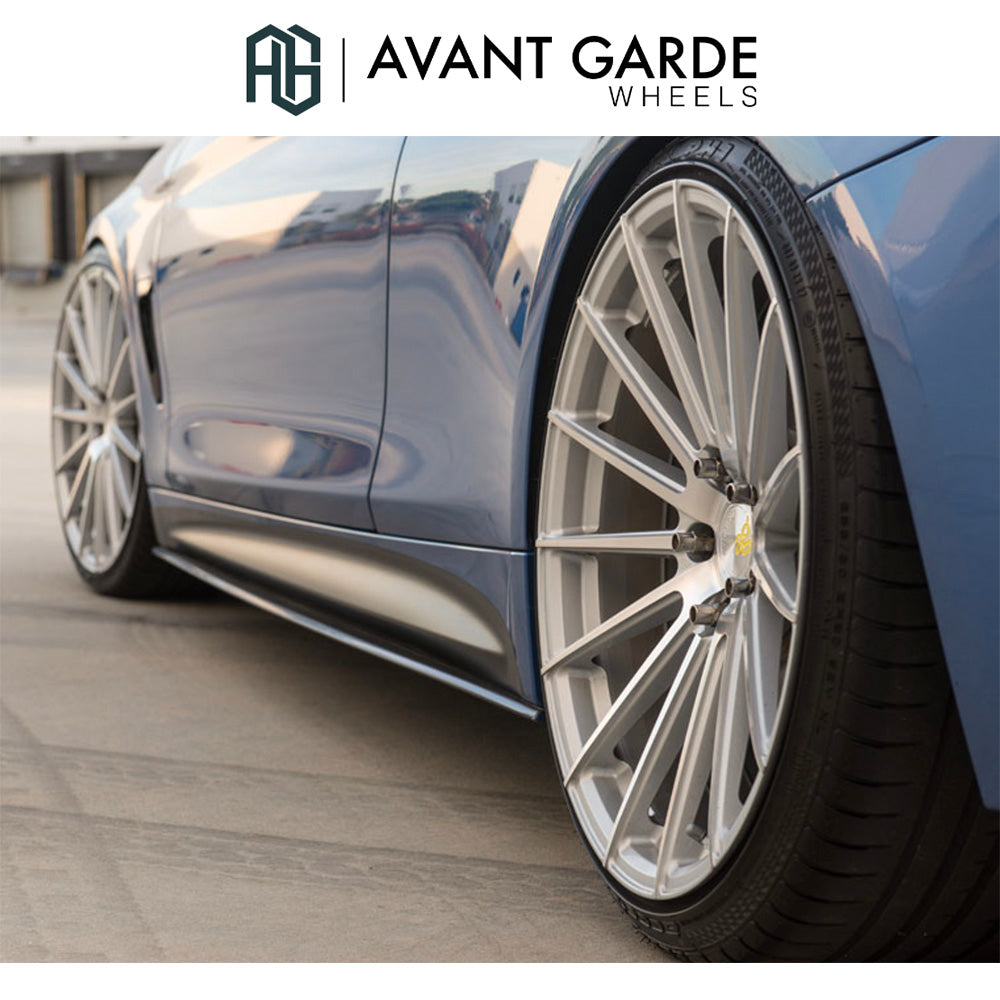BMW 4シリーズクーペ用 アバンギャルド M615 20x8.5J ET 35 フロント 20x10J ET 38 リア シルバーマシン ホイール4本セット Avant Garde M615 Silver Machine Wheels for BMW 4 Series Coupe (送料無料)