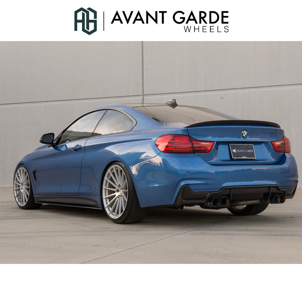 BMW 4シリーズクーペ用 アバンギャルド M615 20x8.5J ET 35 フロント 20x10J ET 38 リア シルバーマシン ホイール4本セット Avant Garde M615 Silver Machine Wheels for BMW 4 Series Coupe (送料無料)