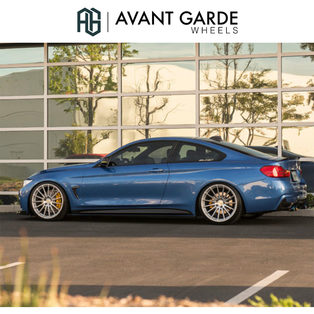BMW 4シリーズクーペ用 アバンギャルド M615 20x8.5J ET 35 フロント 20x10J ET 38 リア シルバーマシン ホイール4本セット Avant Garde M615 Silver Machine Wheels for BMW 4 Series Coupe (送料無料)