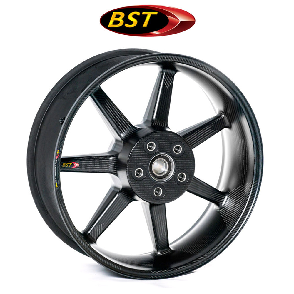 2017年から2026年式モデル ホンダ CBR1000RR用 BST 7 TEK 17 x 6.0J カーボンファイバーリアホイール1本 BST 7 TEK 17 x 6.0 Rear Wheel - Honda CBR1000RR (17-26) and SP (17-19) (送料無料)