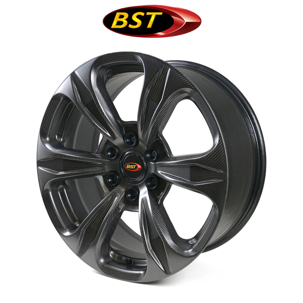 2015年から2024年式モデル フォード F-150 ラプター用 BST Tuff TEK 18 x 9.0J カーボンファイバーホイール (サテン仕上げ ) 1本のみ BST Tuff TEK 18 x 9.0 Wheel Satin Finish Ford F-150 (15-24) (送料無料)