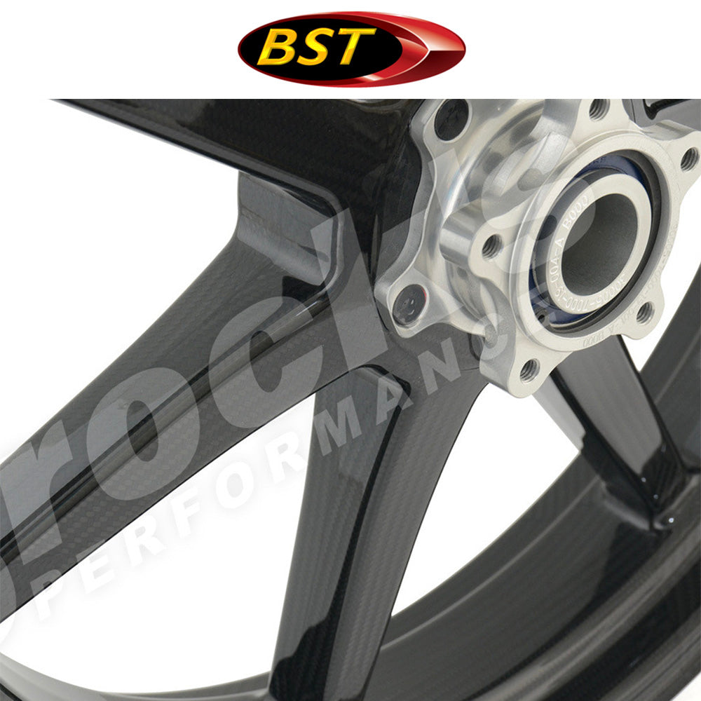 2014年から2024年式モデル KTM 1290スーパーデュークGT用 BST セブンテック 17 x 3.5J カーボンファイバーフロントホイール1本 BST 7 TEK 17 x 3.5 Front Wheel - KTM 1290 Super Duke R/GT (14-24), 1390 Super Duke R/EVO (2024) (送料無料)