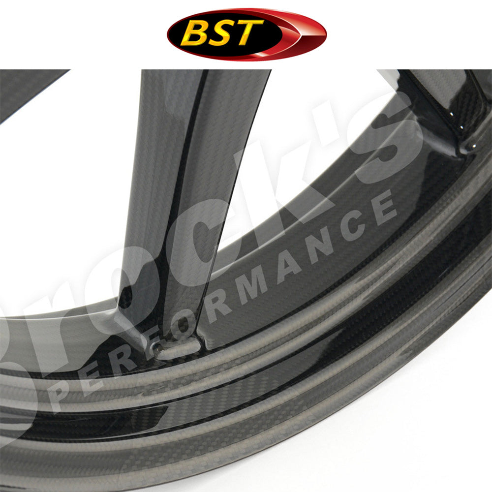 2014年から2024年式モデル KTM 1290スーパーデュークGT用 BST セブンテック 17 x 3.5J カーボンファイバーフロントホイール1本 BST 7 TEK 17 x 3.5 Front Wheel - KTM 1290 Super Duke R/GT (14-24), 1390 Super Duke R/EVO (2024) (送料無料)