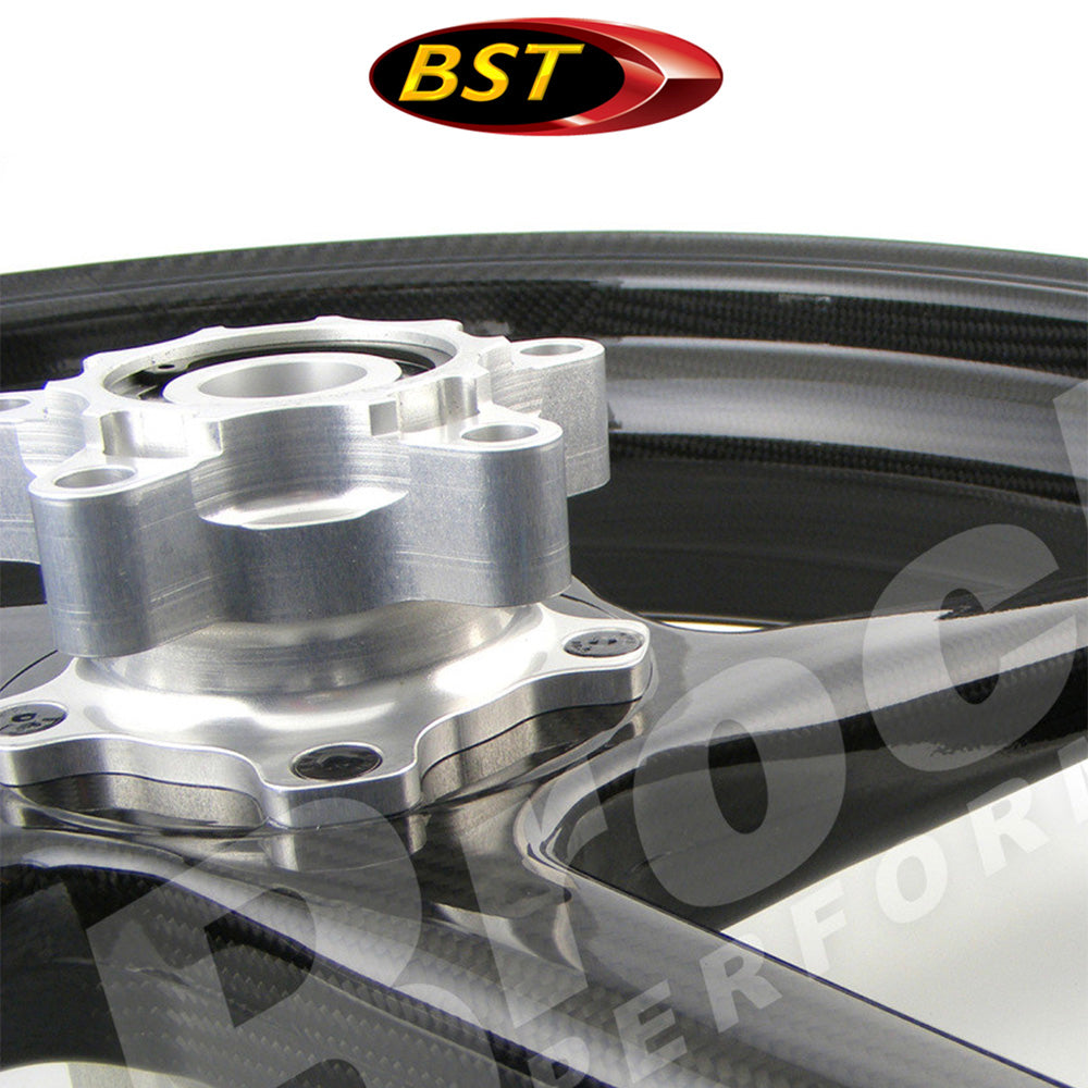 2014年から2020年式モデル ヤマハ MT-09用 BST ダイヤモンドテック 17 x 3.5J カーボンファイバーフロントホイール1本 BST Diamond TEK 17 x 3.5 Front Wheel - Yamaha MT-09/FZ-09 (14-20) ABS and Non-ABS and XSR900 (送料無料)