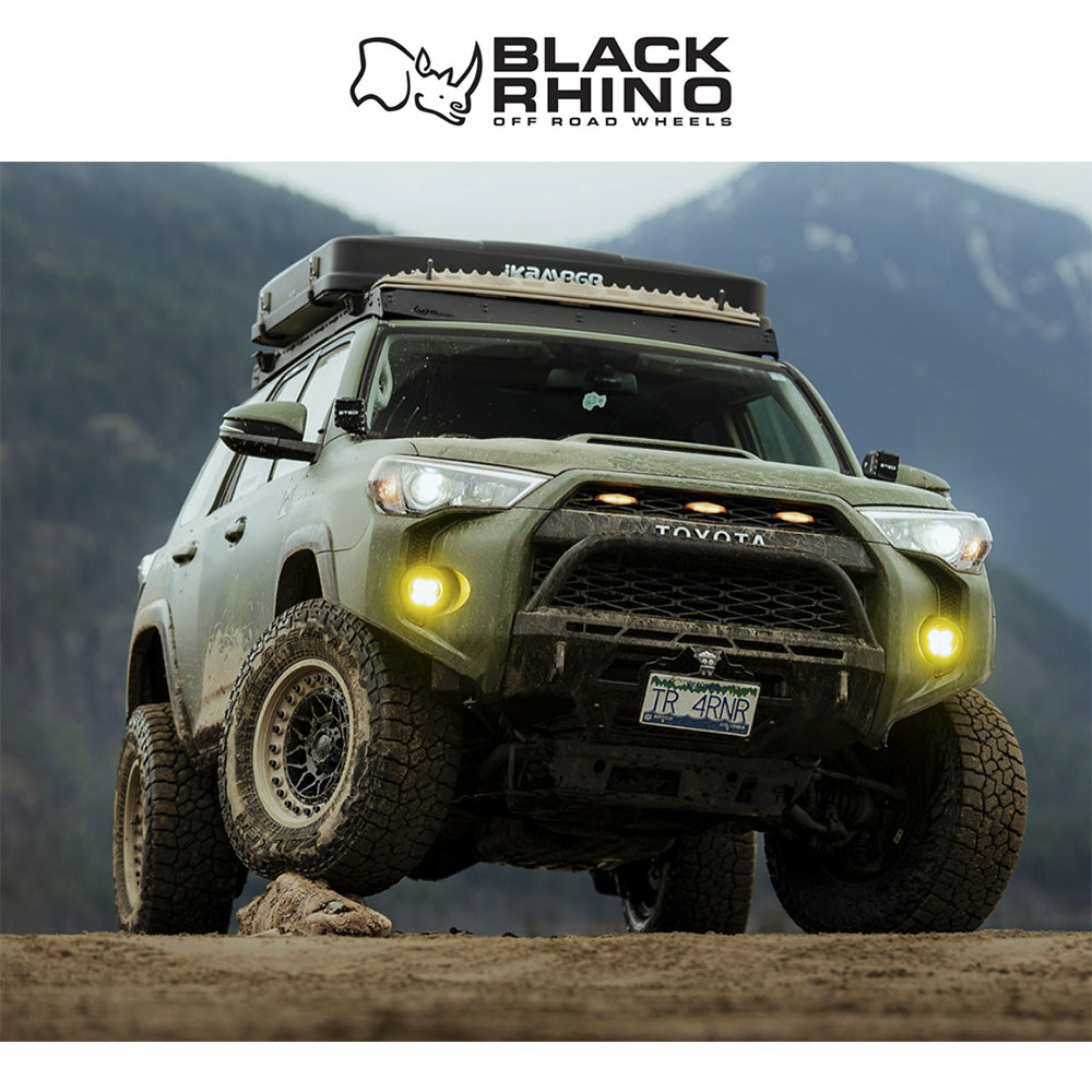 トヨタ ランドクルーザー用ブラックライノ アルファ 18x9J ET 20 フロント、リア マットブラックサンドリップ ホイール4本セット Black Rhino ALPHA 18X9 6X5.5 106 +20 M-BLK SAND-LP (消費税、送料込み)