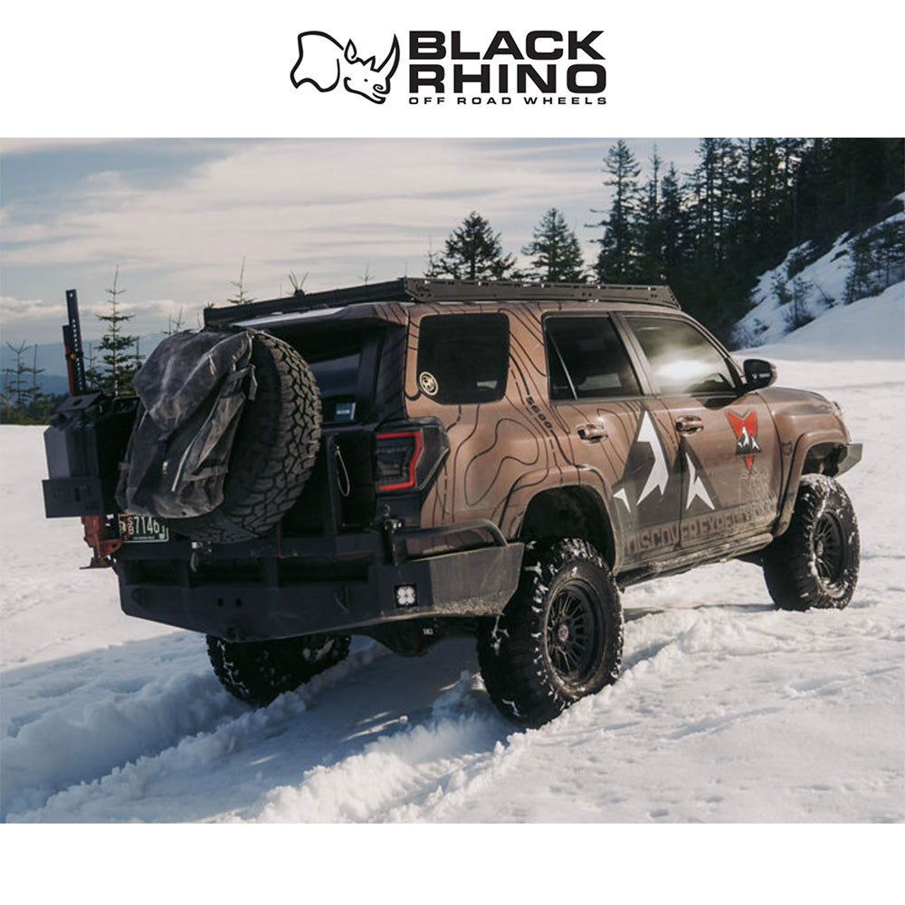トヨタ ランドクルーザー用ブラックライノ タレオ 17x8.5J ET 25 フロント、リア マットブラック ホイール4本セット Black Rhino TALEO 17X8.5 6X5.5 106 +25 M-BLK (消費税、送料込み)