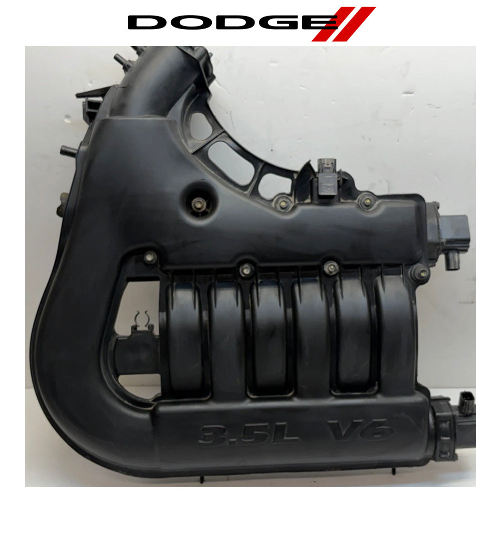 2007年~2010年式 ダッジ チャージャー マグナム クライスラー 300 3.5L V6 アッパーインテークマニホールド 中古純正部品 2007-2010 Dodge Charger Magnum Chrysler 300 3.5L V6 Upper Intake Manifold OEM (消費税、送料込み)