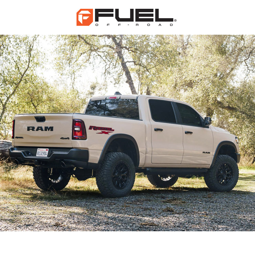 トヨタ ランドクルーザー用 フューエル タロン 20x9J ET 20 フロント、リア ブラックアウト ホイール4本セット Fuel TALON 20X9 6X5.5 106 +20 BLK-OUT (消費税、送料込み)