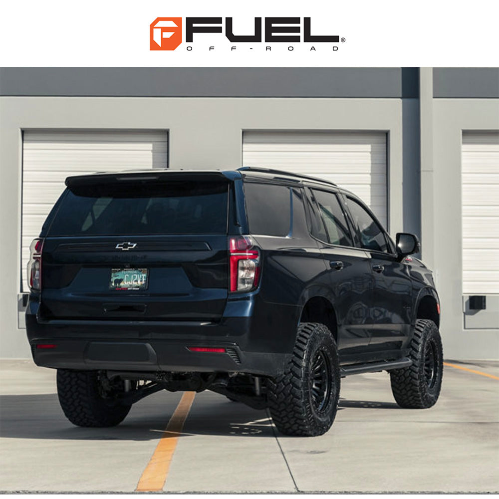 トヨタ ランドクルーザー用 フューエル リンコン 20x9J ET 20 フロント、リア グロスブラックミルド ホイール4本セット Fuel RINCON 20X9 6X5.5 106 +20 G-BLK MILL (消費税、送料込み)