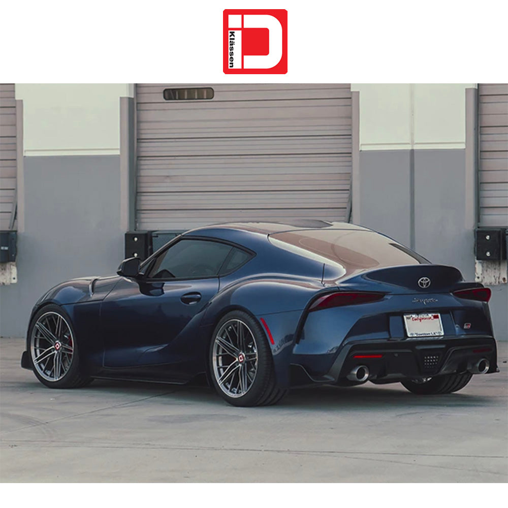 トヨタ GR スープラ (Toyota GR Supra)用 クラッセン ID F53R ダークグラファイトマシンド 20x9J ET 20 フロント 20x10.5J ET 35 リア ホイール4本セット Klassen ID F53R DARK GRAPHITE MACHINED 20x9J Front 20x10.5J Rear for Toyota GR Supra (送料無料)