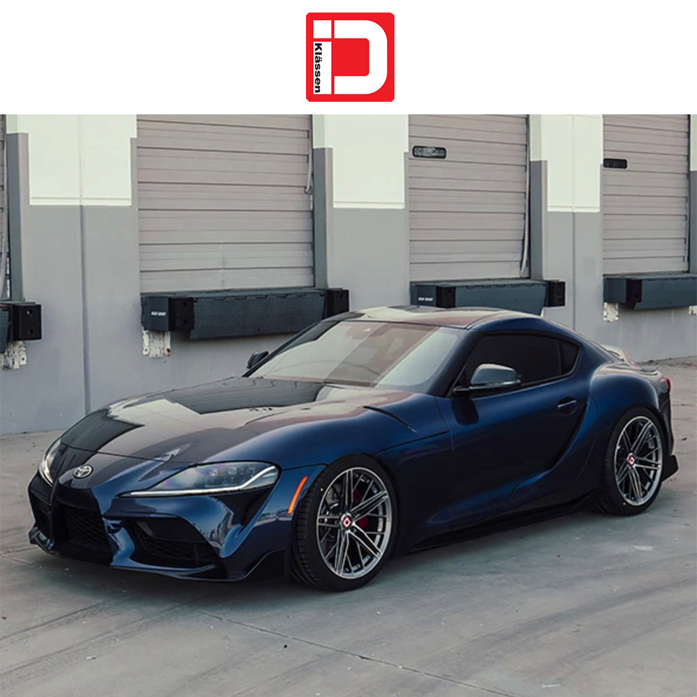 トヨタ GR スープラ (Toyota GR Supra)用 クラッセン ID F53R ダークグラファイトマシンド 20x9J ET 20 フロント 20x10.5J ET 35 リア ホイール4本セット Klassen ID F53R DARK GRAPHITE MACHINED 20x9J Front 20x10.5J Rear for Toyota GR Supra (送料無料)