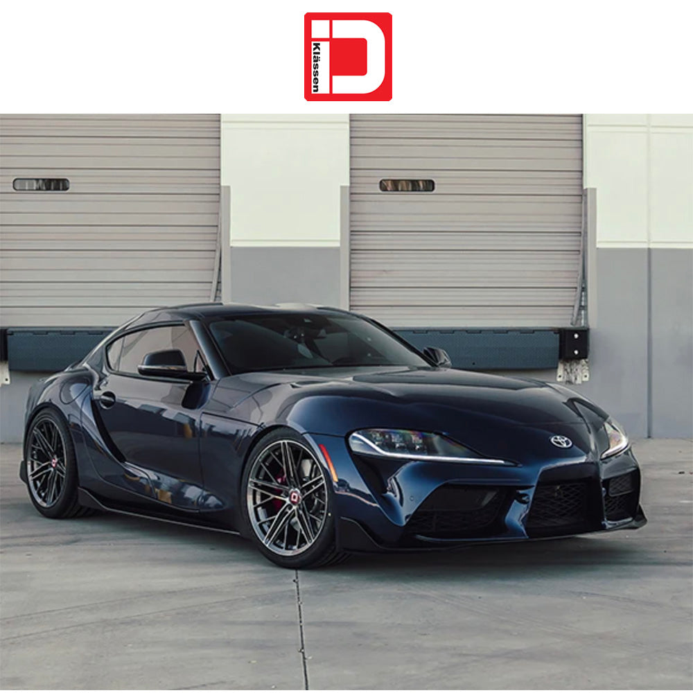 トヨタ GR スープラ (Toyota GR Supra)用 クラッセン ID F53R ダークグラファイトマシンド 20x9J ET 20 フロント 20x10.5J ET 35 リア ホイール4本セット Klassen ID F53R DARK GRAPHITE MACHINED 20x9J Front 20x10.5J Rear for Toyota GR Supra (送料無料)